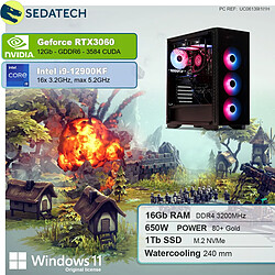 Sedatech PC Gamer • Intel i9-12900KF • RTX3060 • 16Go RAM • 1To SSD M.2 • Windows 11