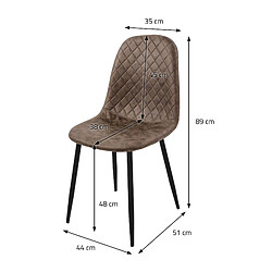 Acheter ML-Design Lot de 8 chaises de salle à manger Chaise de cuisine Chaise de salon Chaise remb