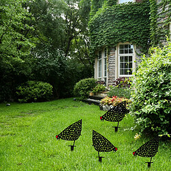 Statue De Coq De Poulet De Jardin De Fées Piquets Extérieurs Signe De Cour Style Décor A pas cher