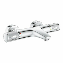 GROHE Mitigeur thermostatique douche Precision Feel - Montage mural - Indicateur de température - Filtres intégrés - Chromé - 34788000 