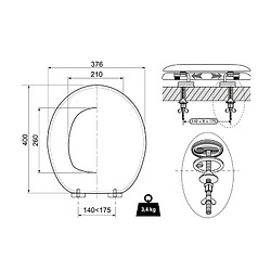 Wirquin Abattant wc Déco Holiday