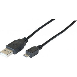 Abi Diffusion Cordon eco USB 2.0 A / MICRO B noir - 3 m