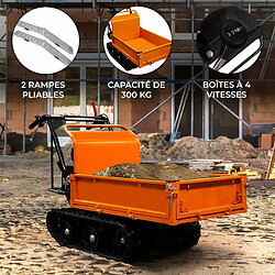 Monstershop Mini Dumper à Chenilles 6.5CV