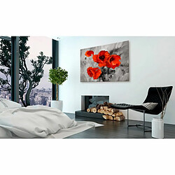 Paris Prix Tableau Imprimé Steel Poppies 60 x 90 cm