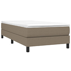 Avis Sommier à lattes,Cadre à lattes de lit pour Adulte Taupe 90x190 cm Tissu -MN83917