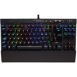 Corsair K65 RGB Rapidfire Clavier USB Italien Noir - Claviers (Mini, avec Fil, USB, Clavier mécanique, LED RGB, Noir) 