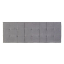 BigBuy Home Tête de lit 180 x 7 x 64 cm Tissu Synthétique Gris