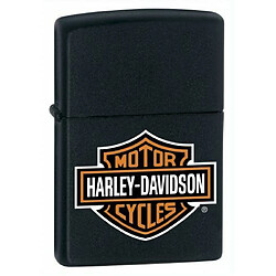 Zippo 50811035 Briquet HD Logo Black Matte 3,5 x 1 x 5,5 cm