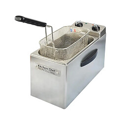 Friteuse professionnelle 4l 2500w inox - kcfr4l - KITCHEN CHEF 