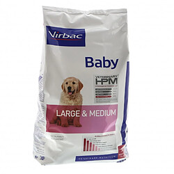 Croquettes Virbac HPM Baby Large & Medium pour chien Sac 7 kg 