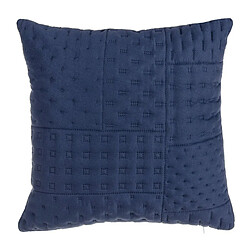 BigBuy Home Coussin Bleu 40 x 10 x 40 cm Carré Géométrique