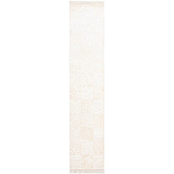 Vidal Tapis de couloir en laine 396x81 beige Darya