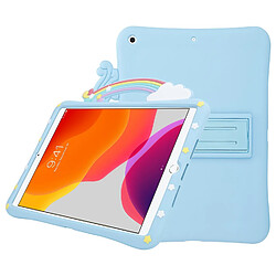 Cadorabo Etui iPad MINI 6 (8.3 Zoll) Coque en Bleu Coque tablette pour Apple iPad MINI 6 (8.3 Zoll) Etui Design Arc-en-ciel No. 2 Housse Case Cover Telephone Portable Protection