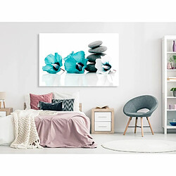 Paris Prix Tableau Imprimé Calm Mallow Wide Turquoise 60 x 90 cm