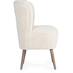 Bizzotto Fauteuil Cortina effet laine