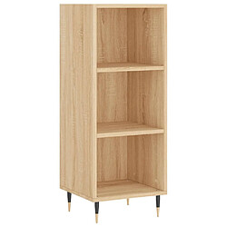 Maison Chic Buffet,Meuble de Rangement,commode pour salon,Cuisine chêne sonoma 34,5x32,5x90 cm bois d'ingénierie -MN83630