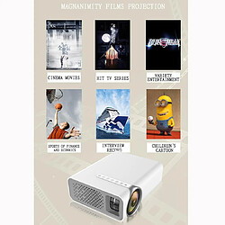 Yonis Videoprojecteur LED Multimédia 1800LM HDMI USB VGA