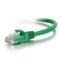 Cables To Go C2G Câble de raccordement pour réseau Cat5e UTP LSZH 1 m - Vert câble de réseau