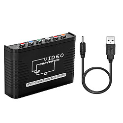 Universal Composant vers convertisseur compatible HDMI Composant vidéo RGB vers adaptateur câble compatible HDMI pour PS2 Wii DVD pour HD | pas cher