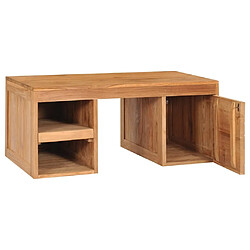 Avis Maison Chic Table basse,Table Console Table d'appoint, Table pour salon 90x50x40 cm bois de teck massif -MN38396