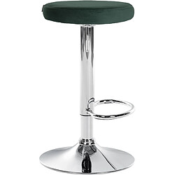 Acheter Non Tabouret de bar Ponte velours chrome