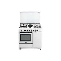 DeLonghi DEMX96B42ED Cuisinière et Piano de Cuisson 1500W 70L 240V 4 Feux 2 Plaques de Four Argent 