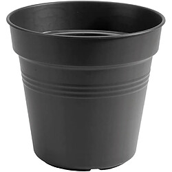 BESTA Plantes en plastique avec plat - Petits pots en plastique avec trous de drainage, pots de fleurs avec plateaux, pots en plastique pour plantes d'intérieur et d'extérieur 