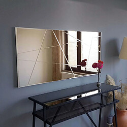 Hanah Home Miroir en verre 130 x 62 cm bronze.