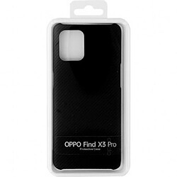 Oppo Coque pour Oppo Find X3 Pro Rigide Kevlar Noir