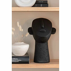 Paris Prix Statuette Déco Personnage Visage 34cm Noir pas cher