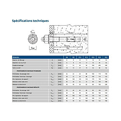 Avis Goujon dancrage Rawl pour béton non fissuré RXPT1014070