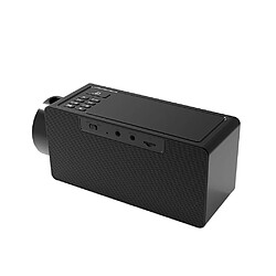 Wewoo Enceinte Bluetooth Haut-parleur multifonctions S91S avec fonction de chargement et de réveil sans fil noir 