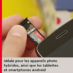 Carte mémoire microSDXC SANDISK Ultra 1 To - Vitesse de lecture jusqu'à 120MB/s - Classe 10