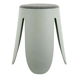 LEITMOTIV Tabouret en polypropylène Savor jade grisée. Tabouret en polypropylène Savor jade grisée