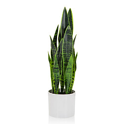 Plante artificielle / Arbre artificiel SANSEVIERIA Plastique Vert hjh OFFICE