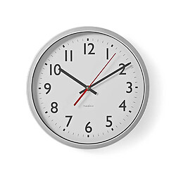 Alpexe Horloge murale | 30 cm | Blanc