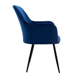 Avis ML-Design 4x Chaises De Salle À Manger Microfibre Bleu