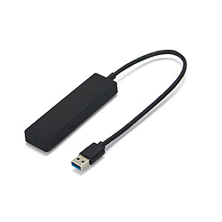 Concentrateur USB 3.0 à 4 ports, concentrateur USB de données ultra-mince, pour MacBook, Mac Pro, Mac mini, iMac, Surface Pro, XPS, PC, clé USB, disque dur mobile