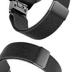 Wewoo Bracelet pour montre connectée Garmin Fenix 5 Milan Metal en acier inoxydable métaltaille 22 mm doré pas cher