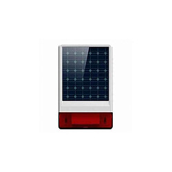 Securitegooddeal Sirene solaire exterieure avec flash