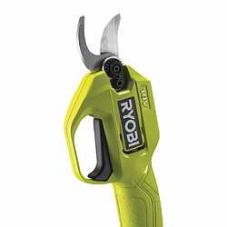 RYOBI ONE+ Sécateur sans fil 18V - lames Bypass chromées en acier carbone japonais SK5 - coupe 25 mm -sans batterie ni chargeur