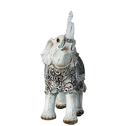 Avis Figurine Décorative Alexandra House Living Blanc Plastique Eléphant 10 x 22 x 21 cm