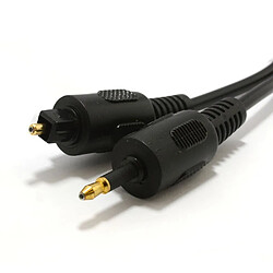 CABLING Audio câble TOSlink Fiche Vers mini TOSlink Optique 2 m