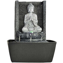 Zen Light Fontaine Bouddha en méditation Nirvana. Fontaine Bouddha en méditation Nirvana