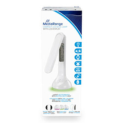 Lampe de bureau MediaRange Compact LED blanche 