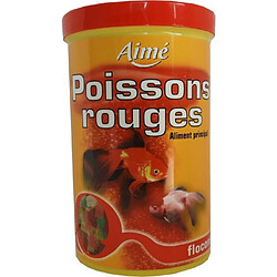 AIME Nourriture pour poissons rouges - Aliment complet en flocons - 1 L