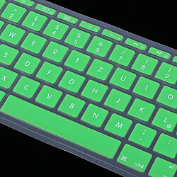 Avis Couverture de film de clavier phonétique allemande pour Macbook européen de 11 pouces, vert