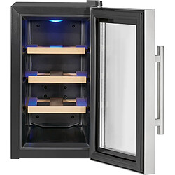 Cave à vin avec porte vitrée et écran LED 23L Proficook PC-WK1233 pas cher