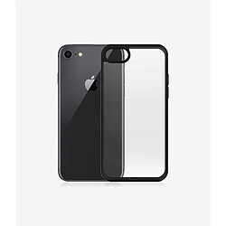 PANZERGLASS - Coque Transparente avec Bord Noir pour iPhone 7/8/SE 2020