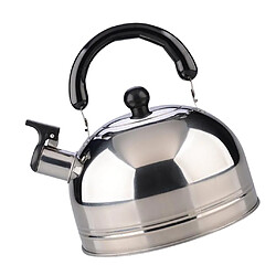 2.5l inox siffleur thé bouilloire café cuisine induction argent